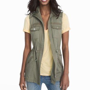 White House Black Market Cargo Vest